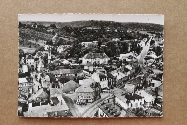 Ansichtskarte AK Moulins Les Metz 1960er Jahre Luftbild Straßen Restaurant Häuser Ortsansicht Frankreich France 57 Moselle